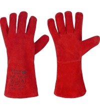 Welder’s gloves RED, leather