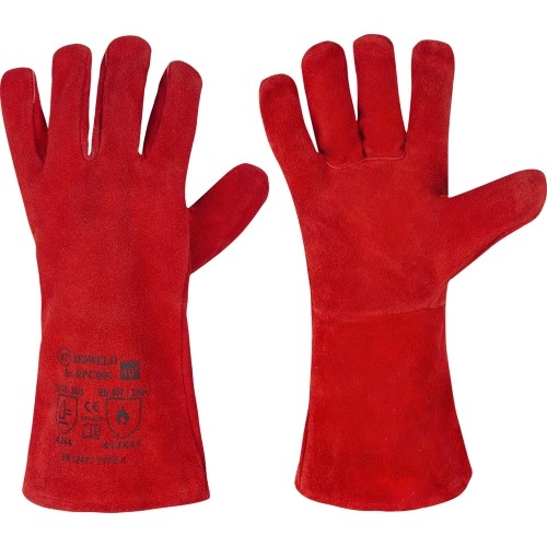 Welder’s gloves RED, leather