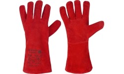 Welder’s gloves RED, leather