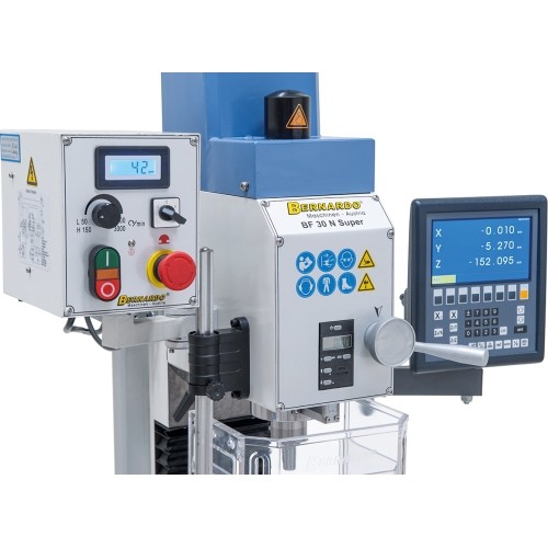 BF 30 N Super with table feed and digital readout ES-12 V