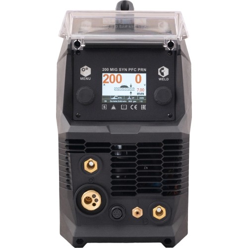 Suvirinimo aparatas FORBY® HD MIGMAN 200 Synergic PFC (pramoninis, tinka generatoriams)