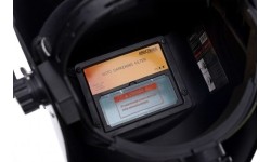 Suvirintojo skydelis, savaime tamsėjantis