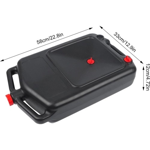 Oil drain pan & recycling container 15l