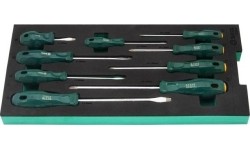 Tray. Screwdriver set 9pcs (pl./PH)