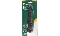 Peilis (gumuotas) su keičiama geležte 25mm