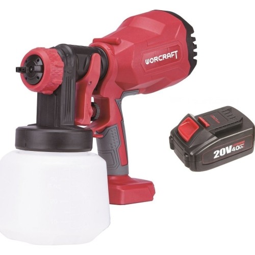 Li-ion Cordless Spray Gun Ø1.8mm, Ø2.6mm 20V LI-ION