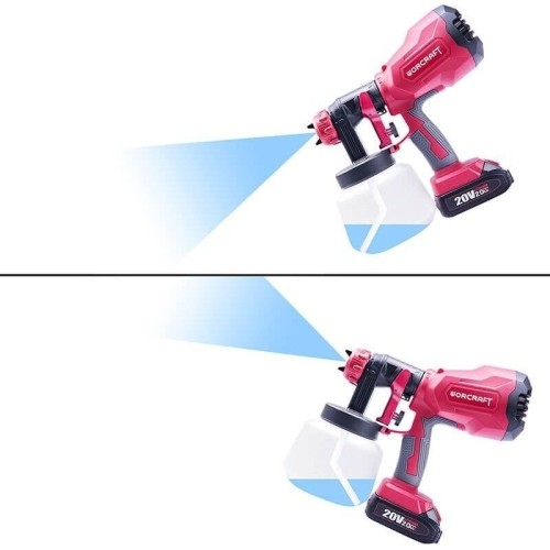 Li-ion Cordless Spray Gun Ø1.8mm, Ø2.6mm 20V LI-ION