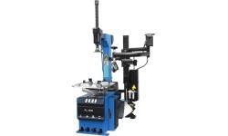 Tyre changer with pneumatic help arm system