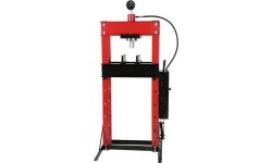 Hydraulic shop press with gauge 30t (foot pump)