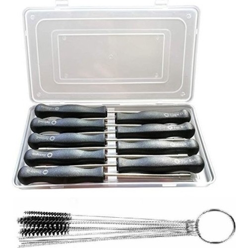 Keys for adjusting carburetors 8 pcs + brushes