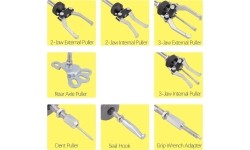 Sliding hammer/puller set 9pcs