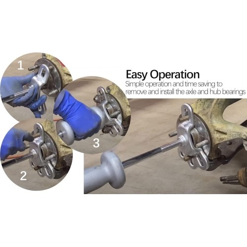 Sliding hammer/puller set 9pcs