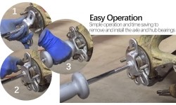 Sliding hammer/puller set 9pcs