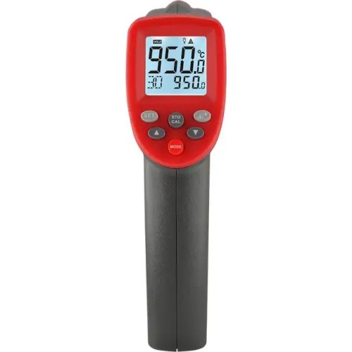 Infraraudonųjų spindulių termometras skaitmeninis / pirometras 950°C