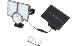 Solar wall light with motion / daylight sensor 22.4W 6000K LED