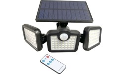 Autonominis šviestuvas su saulės baterija ir šviesos / judesio jutikliu 21.6W 6500K