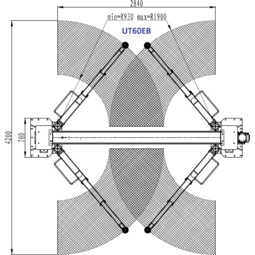 Hidraulinis dviejų kolonų keltuvas su elektromagnetiniu fiksavimu, 6.0t