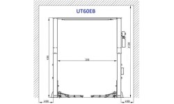 Hidraulinis dviejų kolonų keltuvas su elektromagnetiniu fiksavimu, 6.0t