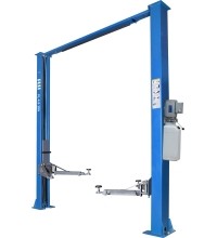 Hidraulinis dviejų kolonų keltuvas su mechaniniais saugumo fiksatoriais, 4.0t 380V (3 pakopų letenos)