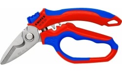 Angled electricians scissors KNIPEX