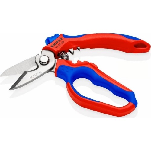 Angled electricians scissors KNIPEX