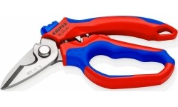 Angled electricians scissors KNIPEX