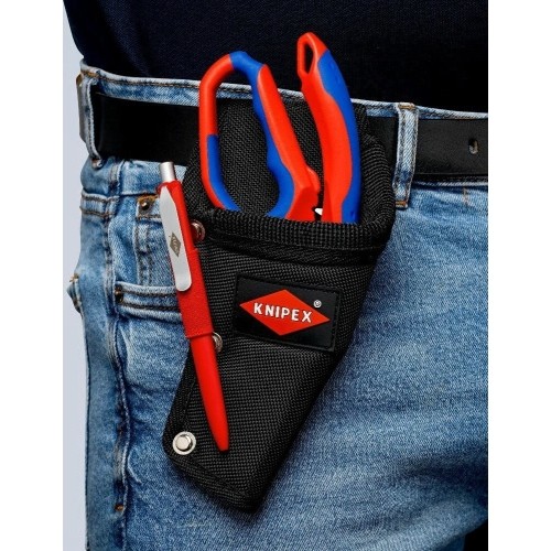 Angled electricians scissors KNIPEX