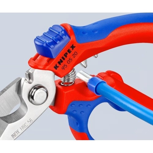 Angled electricians scissors KNIPEX