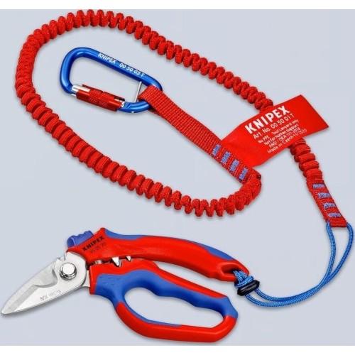 Angled electricians scissors KNIPEX