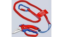 Angled electricians scissors KNIPEX