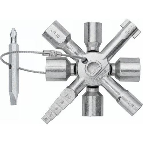 Control cabinet key TwinKey KNIPEX