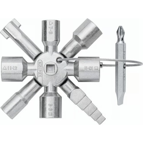 Control cabinet key TwinKey KNIPEX