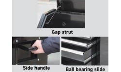 Įrankių spintelė pastatoma