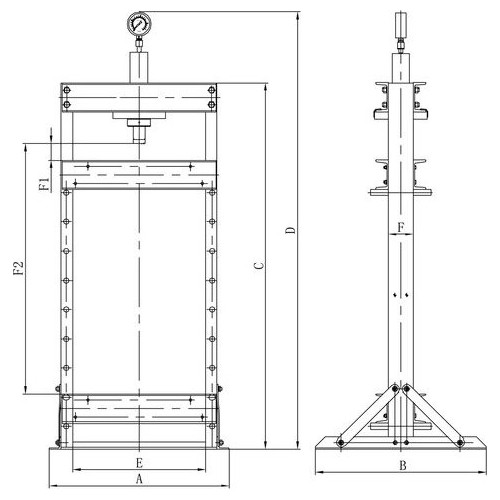 Hidraulinis presas Bernardo WK 20 FH