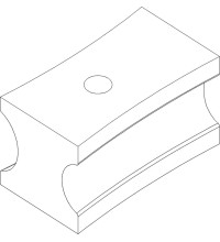 Bending shoe 1/2“ G (Ø21,7) x 3/8“ G (Ø 17,3) for BM 42 A / BM 60 A