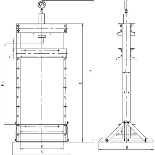 Pneumatinis presas Bernardo PWK 10 T