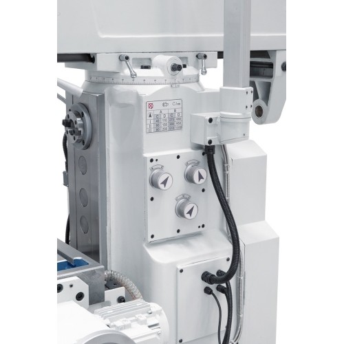 UWF 90 incl. 3-axis digital readout ES-12 H and pneumatic tool clamping