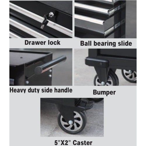 Roller cabinet. 10 drawers