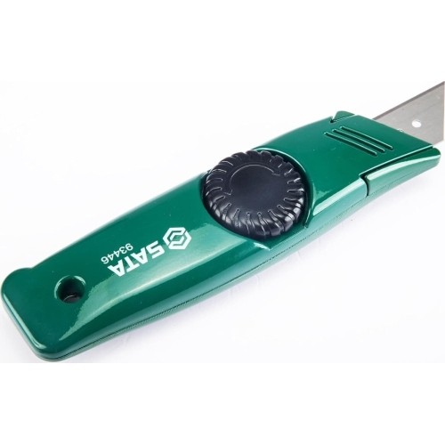 Zinc alloy utility knife 19mm with 5 spare blades
