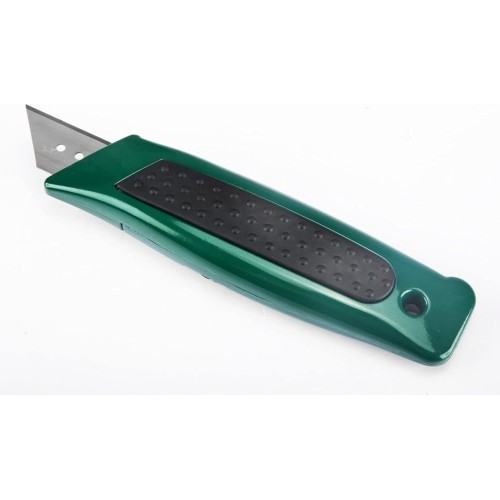 Zinc alloy utility knife 19mm with 5 spare blades