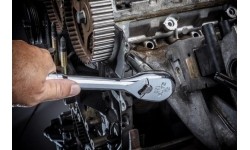 Terkšlė reversinės rinkinys 3vnt. 60TH 120XP (ovalo formos galvutė, metaline rankena)