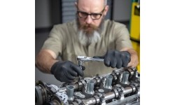 Terkšlė reversinės rinkinys 3vnt. 60TH 120XP (ovalo formos galvutė, metaline rankena)