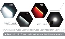 Šviestuvas darbui  COB (įkraunamas)