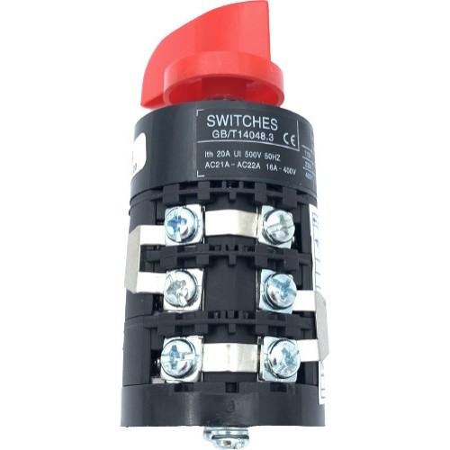 Switch HZ5B-20 for battery charger and starter DFC-650P. Spare part