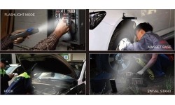 Prožektorius darbui COB LED (su belaidžio įkrovimo stotele)