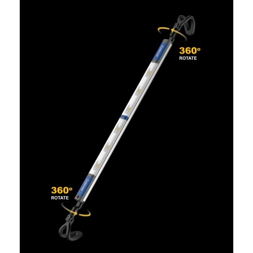 Prožektorius darbui COB po mašinos variklio dangčiu (įkraunamas)
