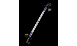 Prožektorius darbui COB po mašinos variklio dangčiu (įkraunamas)