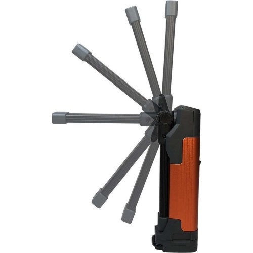 Prožektorius darbui COB (4W) + SMD (įkraunamas)