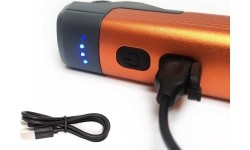 Prožektorius darbui COB (4W) + SMD (įkraunamas)