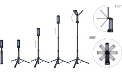 Šviestuvas COB (18W) su trikoju (įkraunamas)